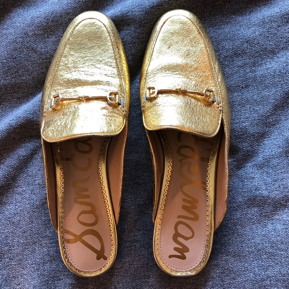 Sam Edelman Flats (Gold)